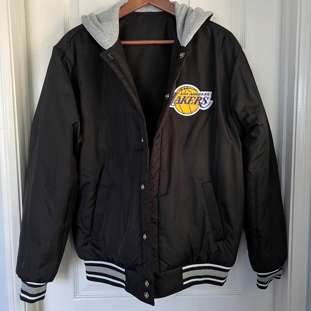 Lakers Reversible Hooded Jacket - Picture 2 of 6